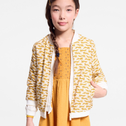 جاكيت بومبر ذو وجهين للفتيات